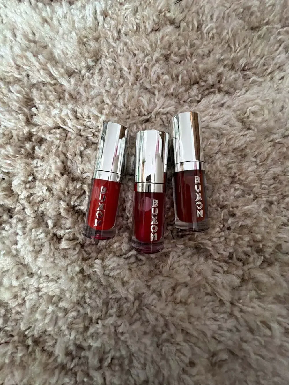 Buxom Full-On Plumping Lip Oil Set of 3 (Berry Blast, Moscow Mule, Cherry Flip)